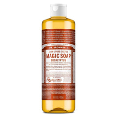 Dr. Bronner's Magic Pure Castile Liquid Soap Bodywash - Eucalyptus - 16 fl oz