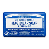 Dr. Bronner's All-One Pure-Castile Magic Bar Soap - Peppermint - 5oz: Made Without Parabens, Whole Body, Normal Skin