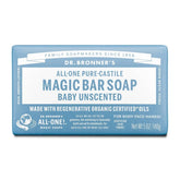 Dr. Bronner's All-One Pure-Castile Magic Bar Soap - Unscented - 5oz: Cleansing, Whole Body Use, Normal Skin
