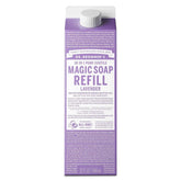 Dr. Bronner's Pure Castile Liquid Soap Bodywash Refill Carton - Lavender - 32 fl oz: Vegan, Non-Toxic, Sensitive Skin