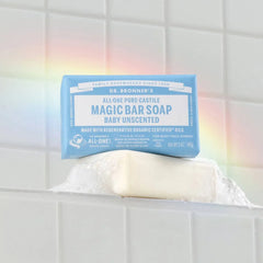 Dr. Bronner's All-One Pure-Castile Magic Bar Soap - Unscented - 5oz: Cleansing, Whole Body Use, Normal Skin