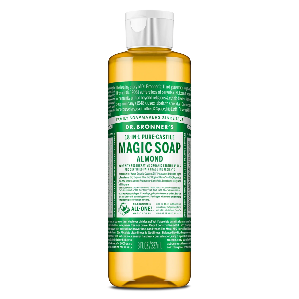 Almond - Pure-Castile Magic Soap