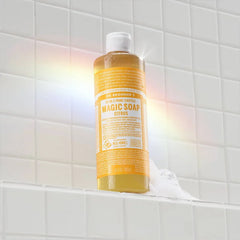 Dr. Bronner's Magic Pure Castile Liquid Soap Bodywash - Citrus - 16 fl oz: Vegan, Made Without Parabens, Ethyl Alcohol-Free, Petroleum-Free