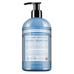 Dr. Bronner's Organic Baby Sugar Soap - Unscented